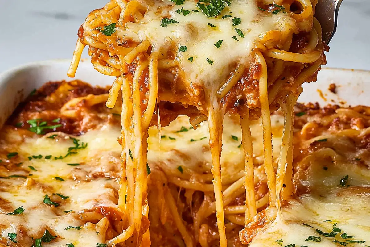 Baked Spaghetti Recipe: Easy, Irresistibly Cheesy, and Delicious!