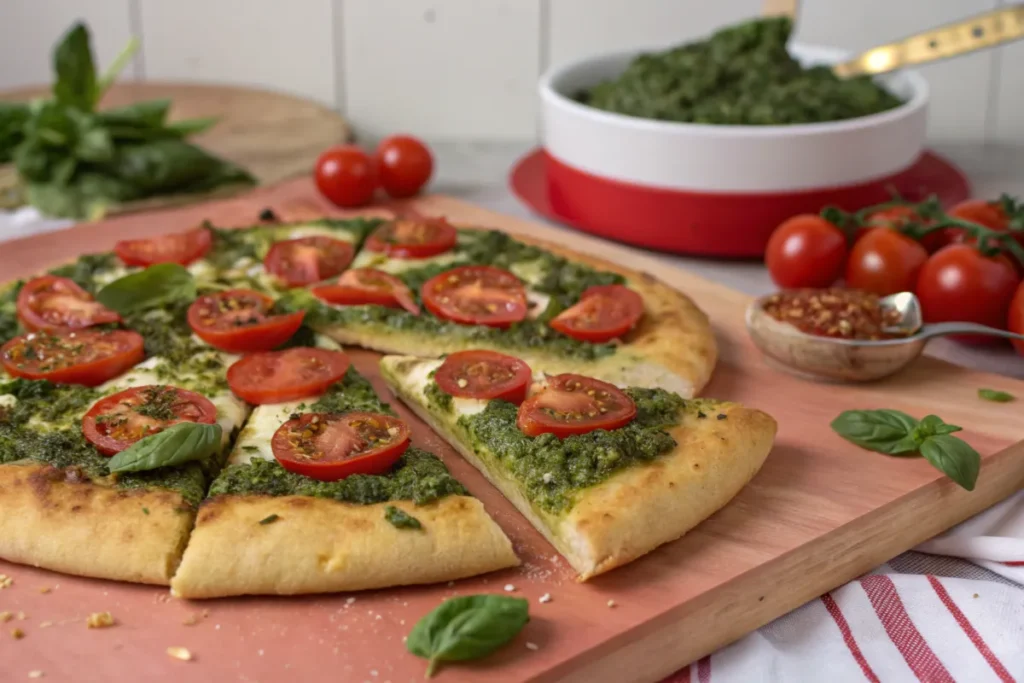 Chimichurri Tomato Pizza Recipe