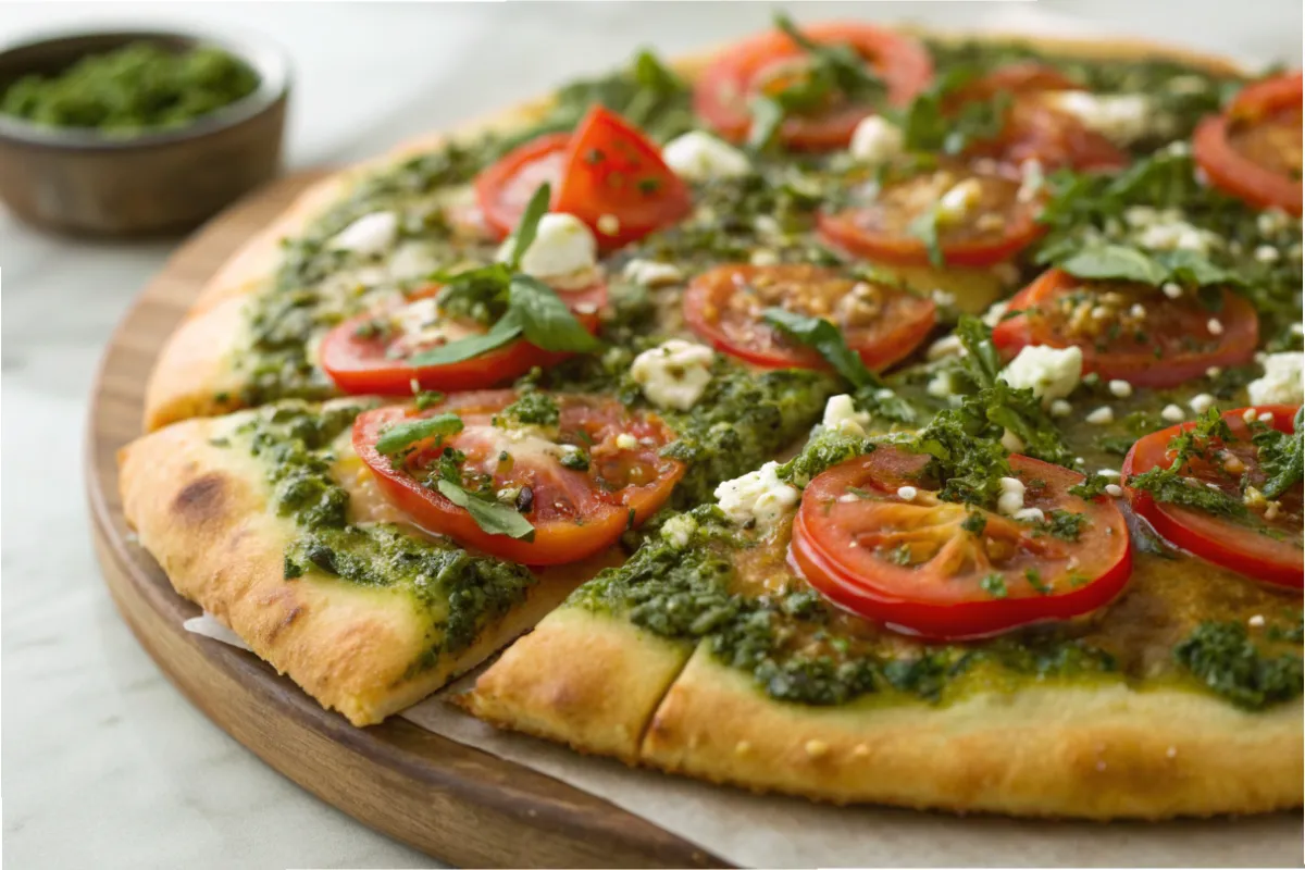 Chimichurri Tomato Pizza Recipe