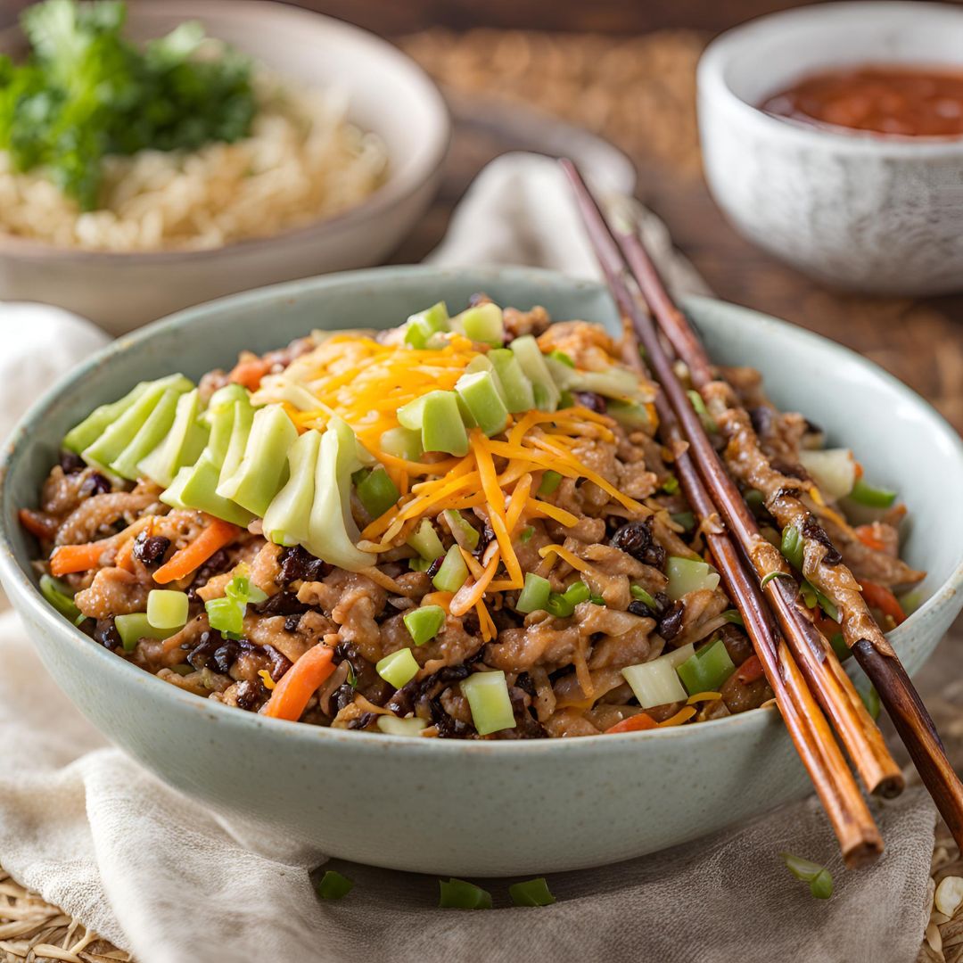 Quick & Healthy Egg Roll in a Bowl Recipe