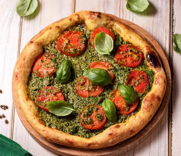 Chimichurri Tomato Pizza Recipe