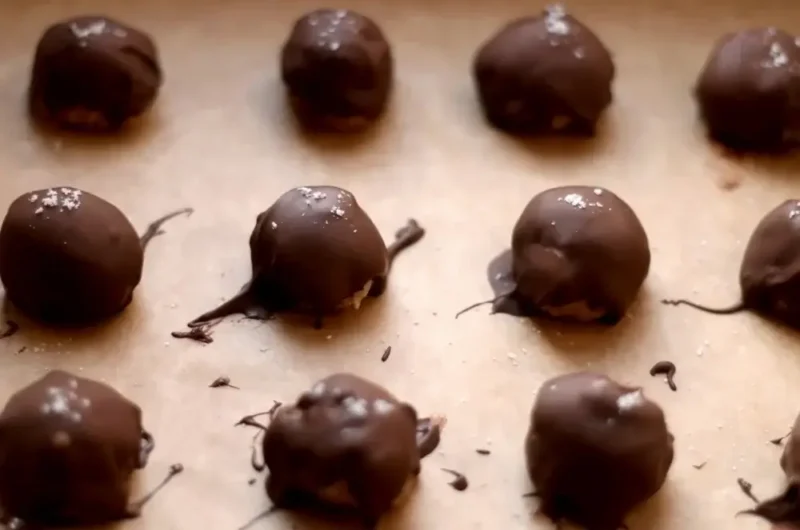 Chocolate peanut butter balls