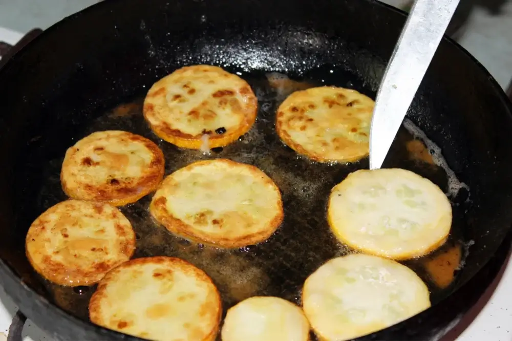 frying squash recipe