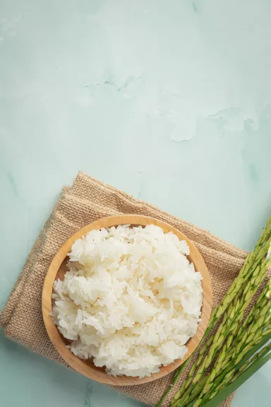 sticky rice cooked