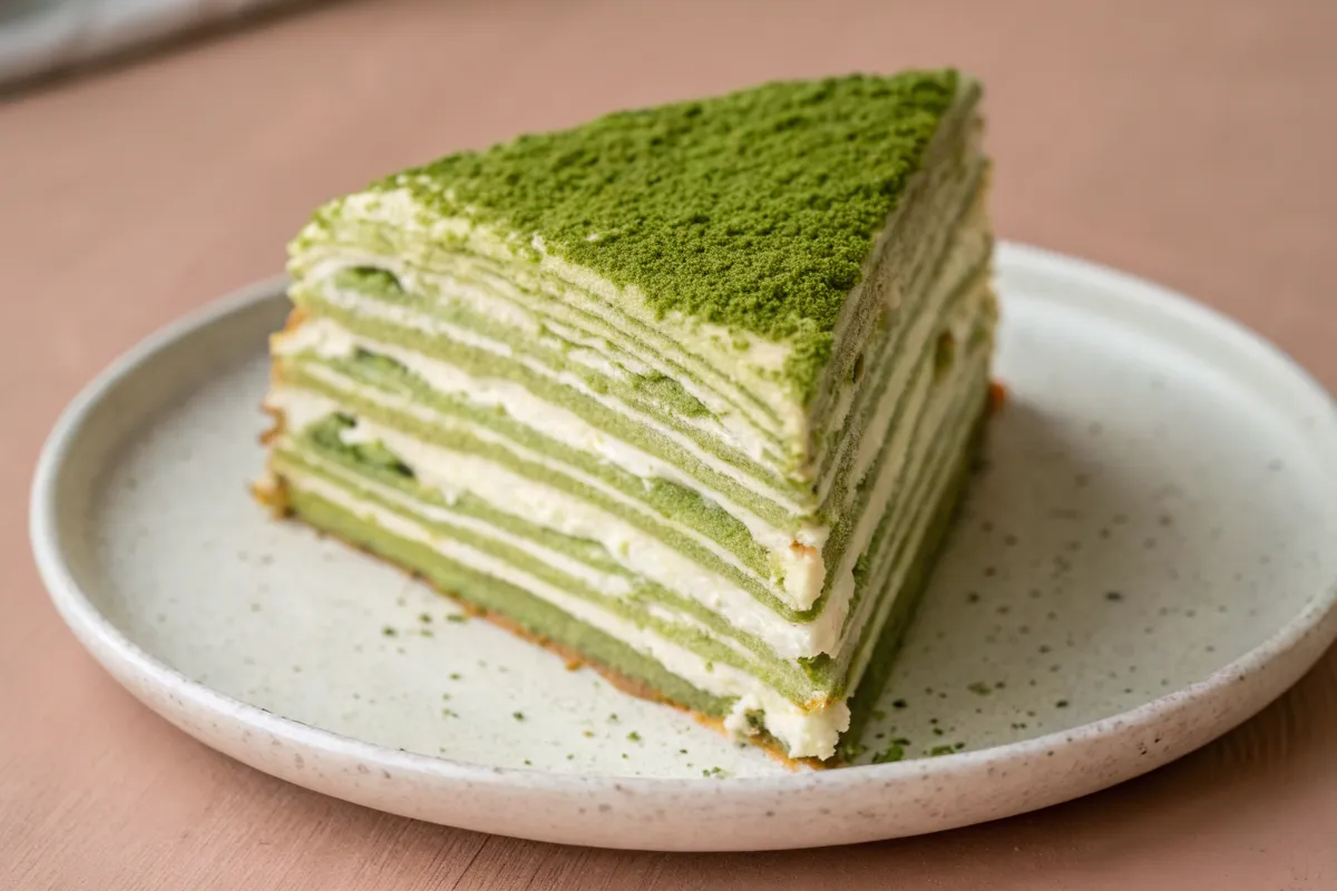 Matcha Crepe Cake Recipe – A Simple Fusion of Flavor and Elegance