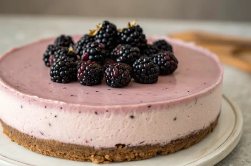 No Bake Blackberry Cheesecake Recipe