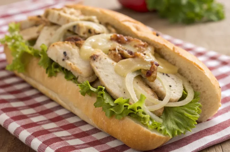 Philly Chicken Cheesesteak Recipe