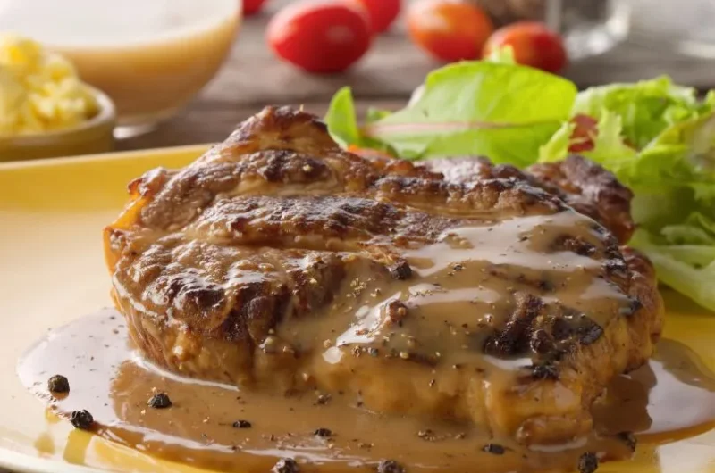 Pepper Steak Recipe with Gravy