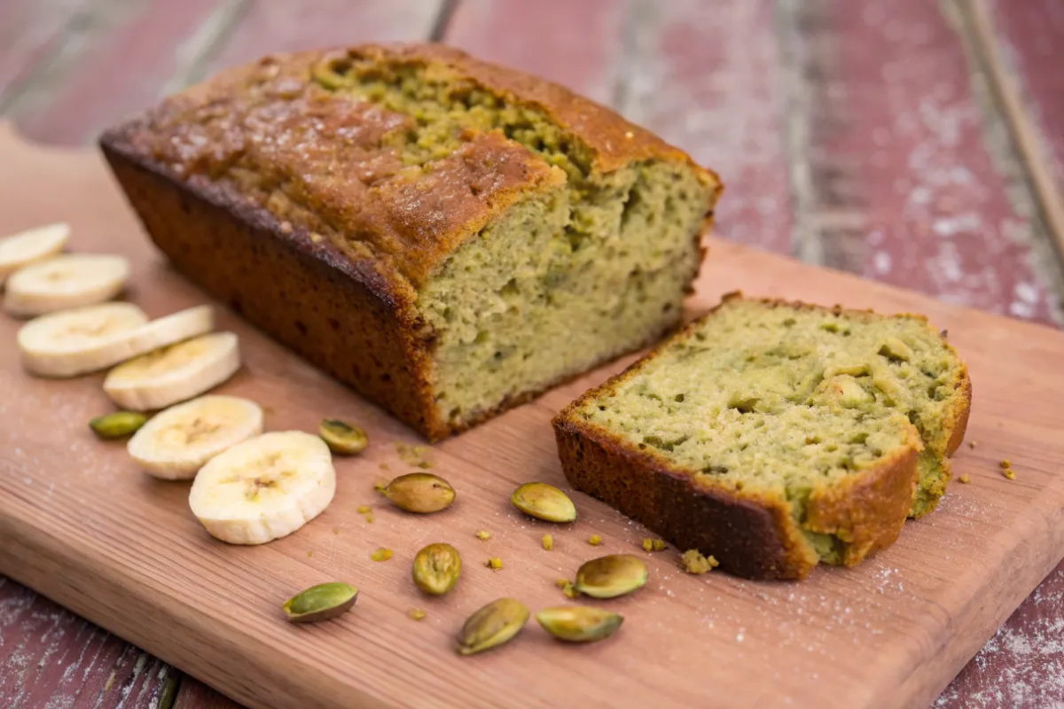 Vegan Pistachio Banana Bread: Easy yet Irresistibly Delicious!