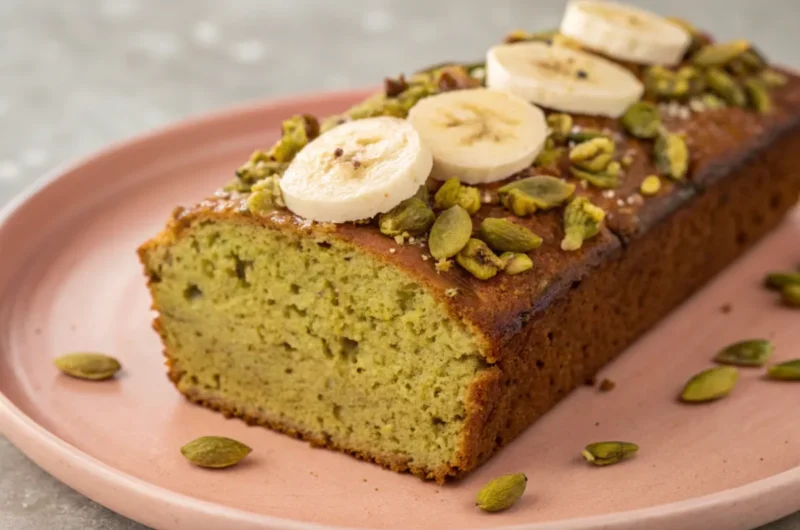 Vegan Pistachio Banana Bread Recipe