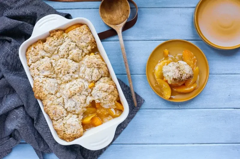 Peach Cobbler Recipe with Cake Mix