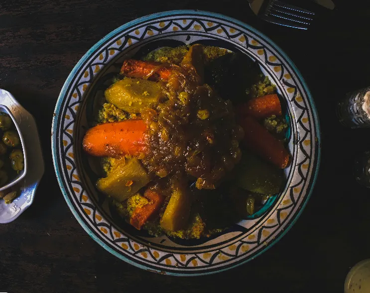 Traditional Moroccan Chicken Couscous Recipe Apricot Preserves: Authentic