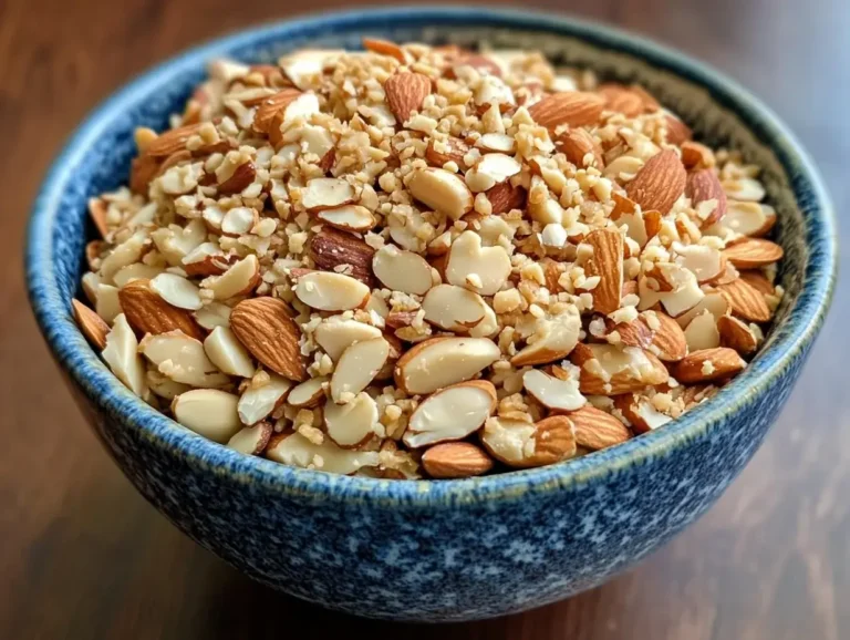 Chopped Almonds and Asian Sauce Recipe - Shopped Almonds
