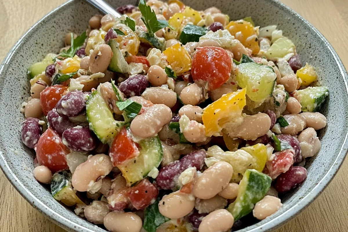 Dense Bean Salad Recipe