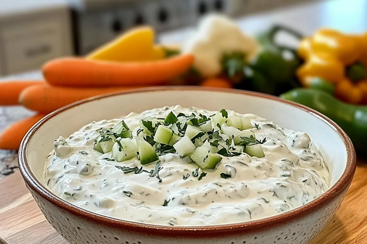 How to Make A Creamy Hidden Valley Ranch Dip Recipe