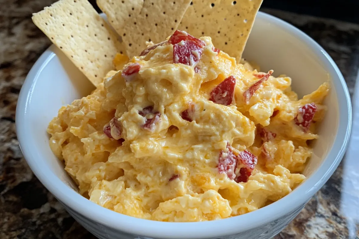 Grandma’s Irresistibly Creamy Old Fashioned Pimento Cheese Recipe