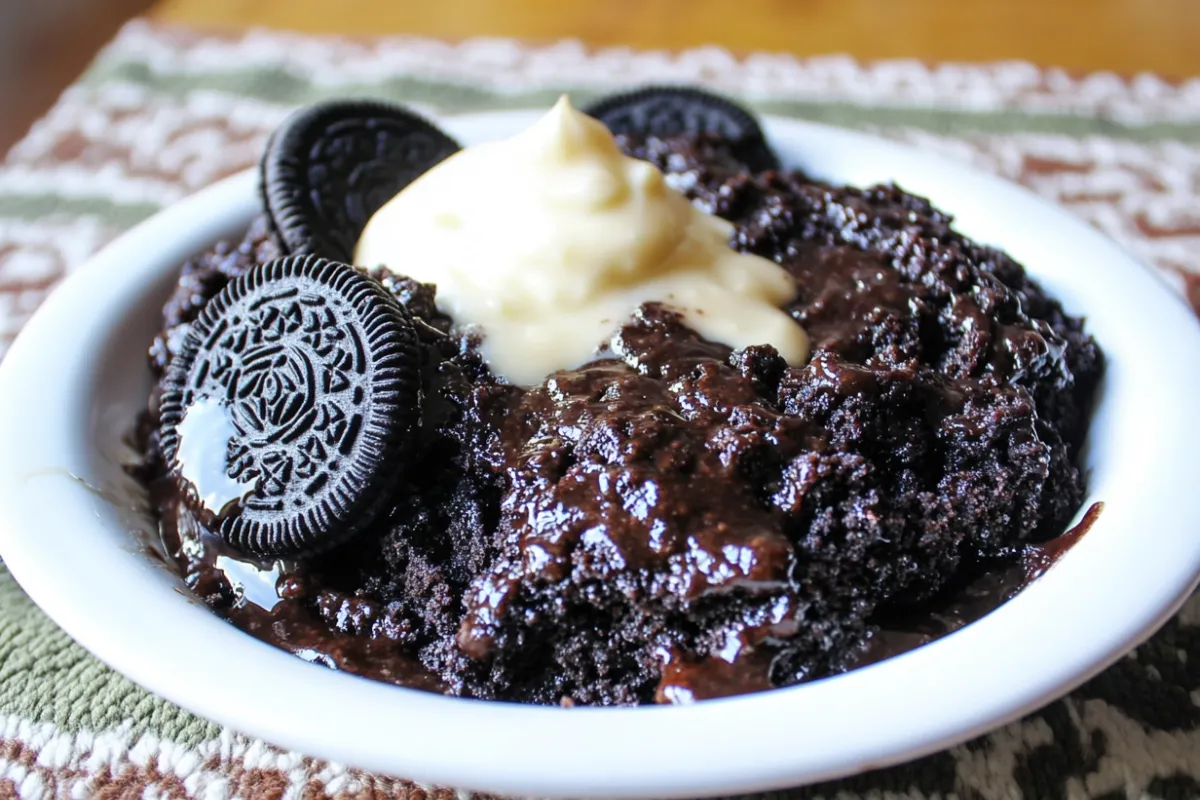 Irresistible Oreo Lava Cake in a Crockpot: Easy and Chewy