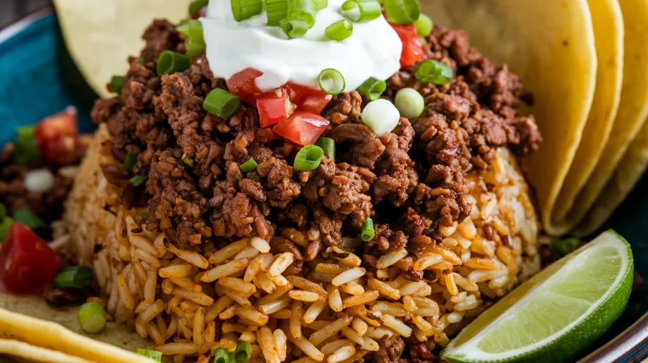 How to Elevate Taco Tuesday with This Hearty Taco Rice Dish!