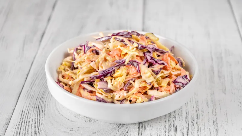 Sweet Sour Coleslaw No Oil Recipe