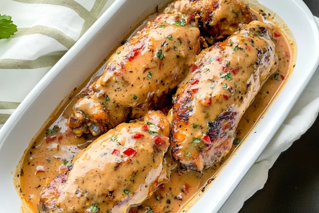 smothered turkey wings recipe