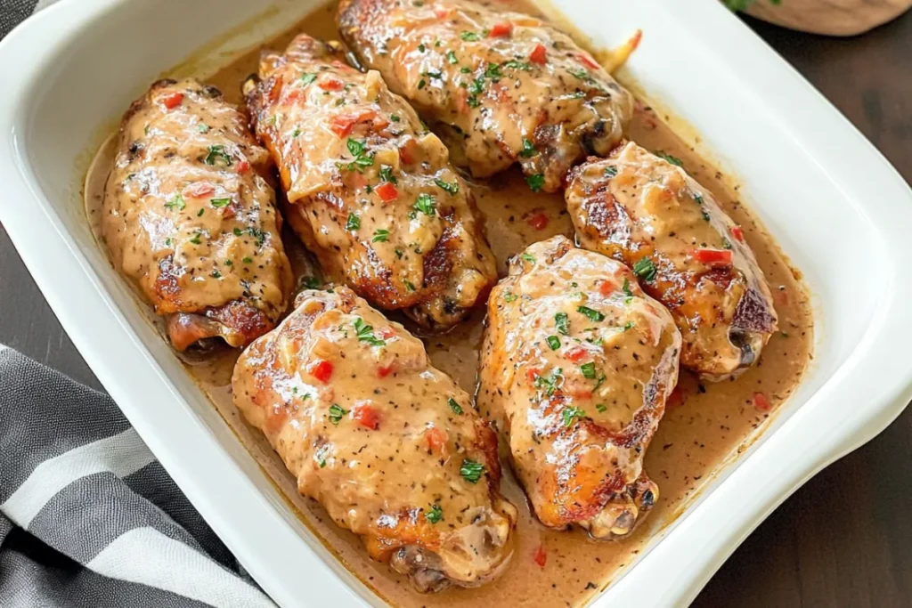 Smothered Turkey Wings Recipe