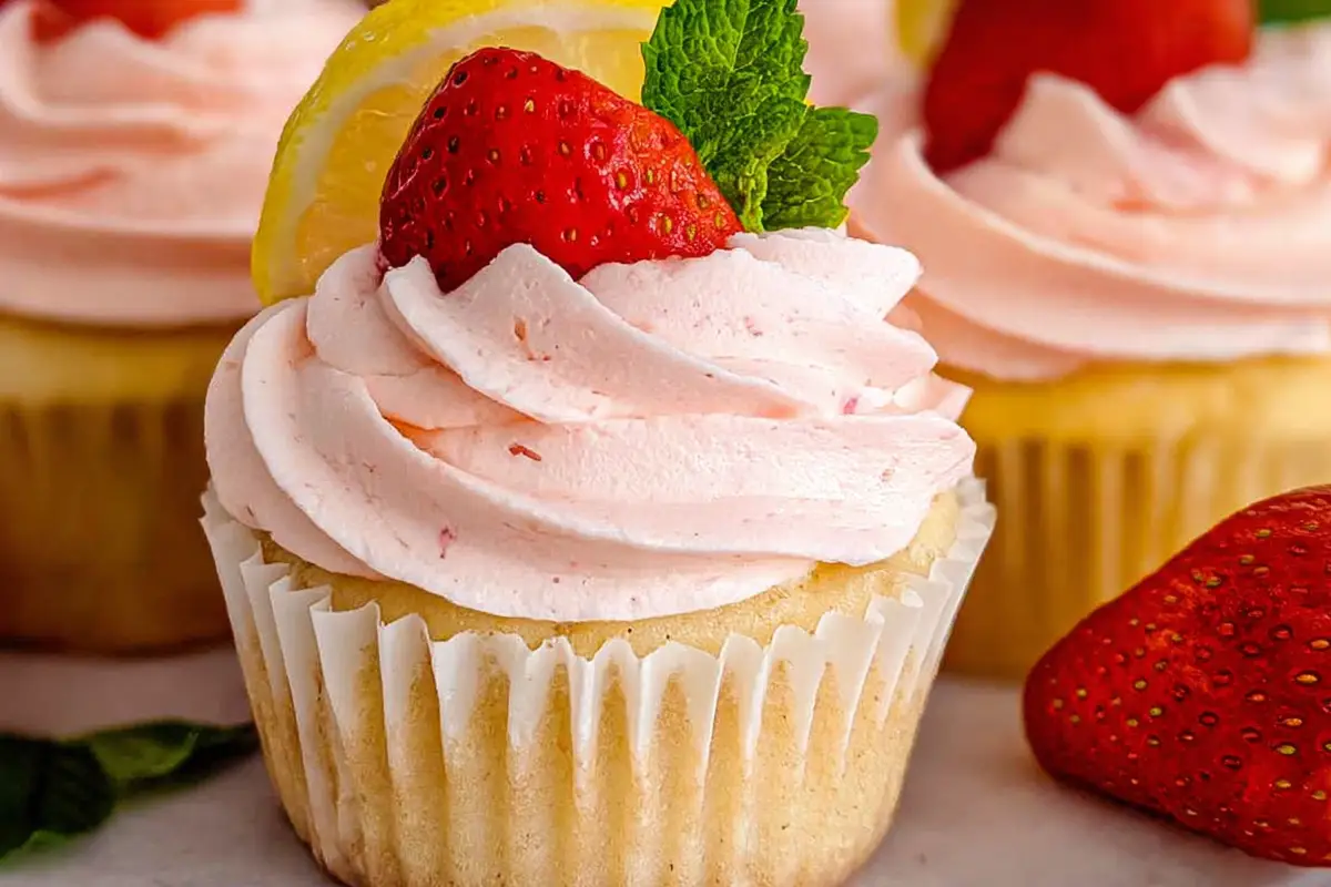Strawberry Lemon Cupcakes Recipe