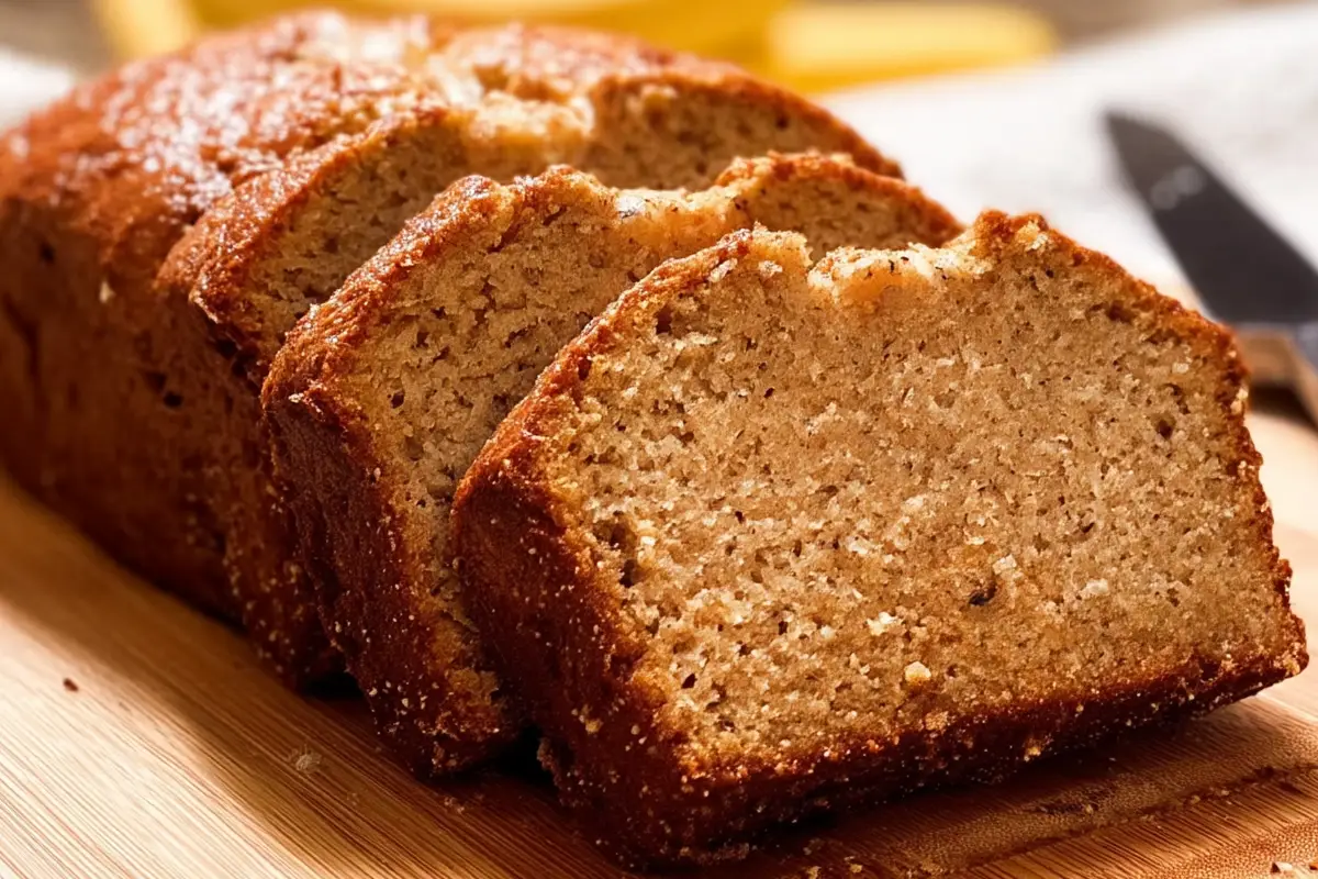 3 Ingredient Banana Bread Recipe