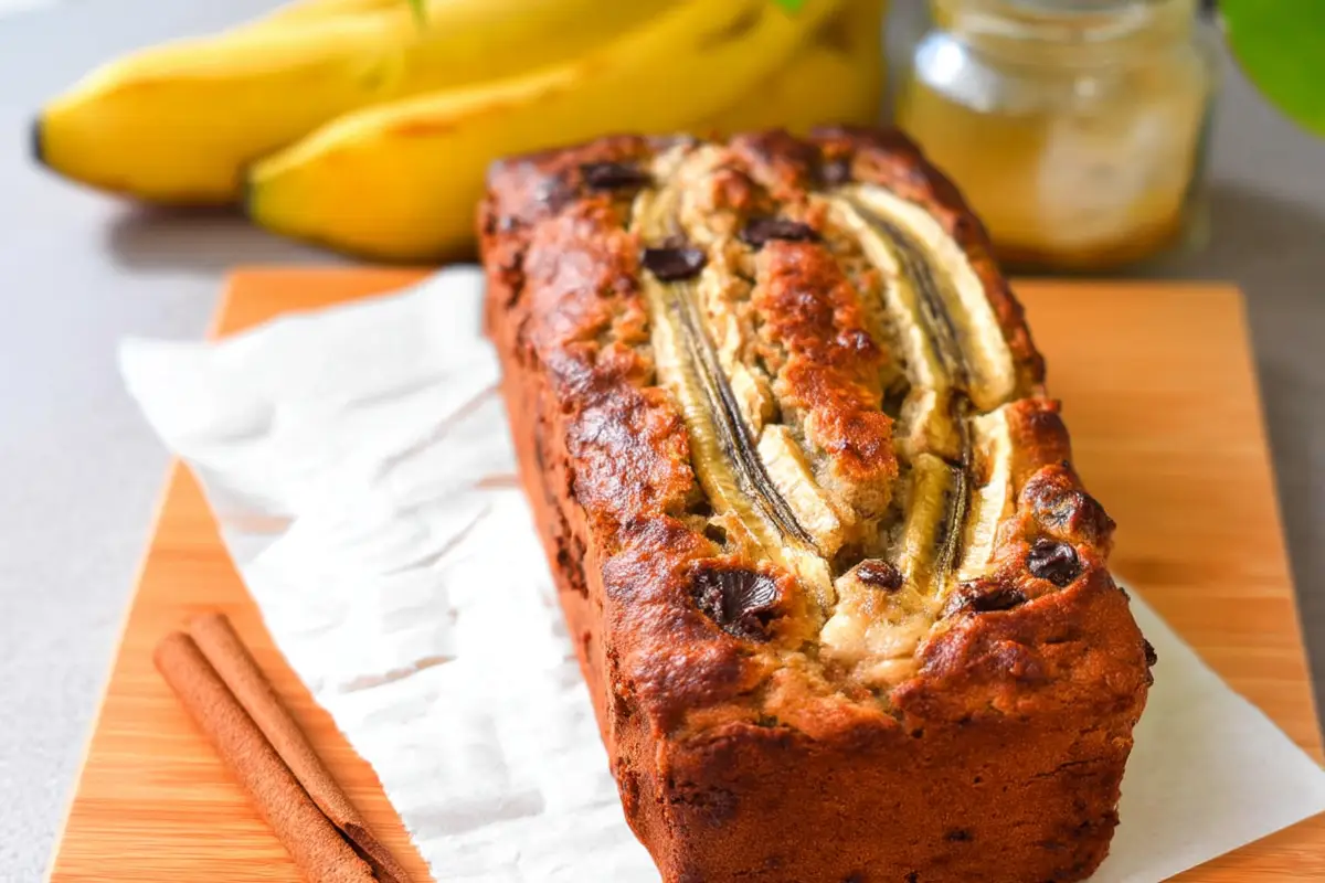 Very Easy 3 Ingredient Banana Bread Recipe