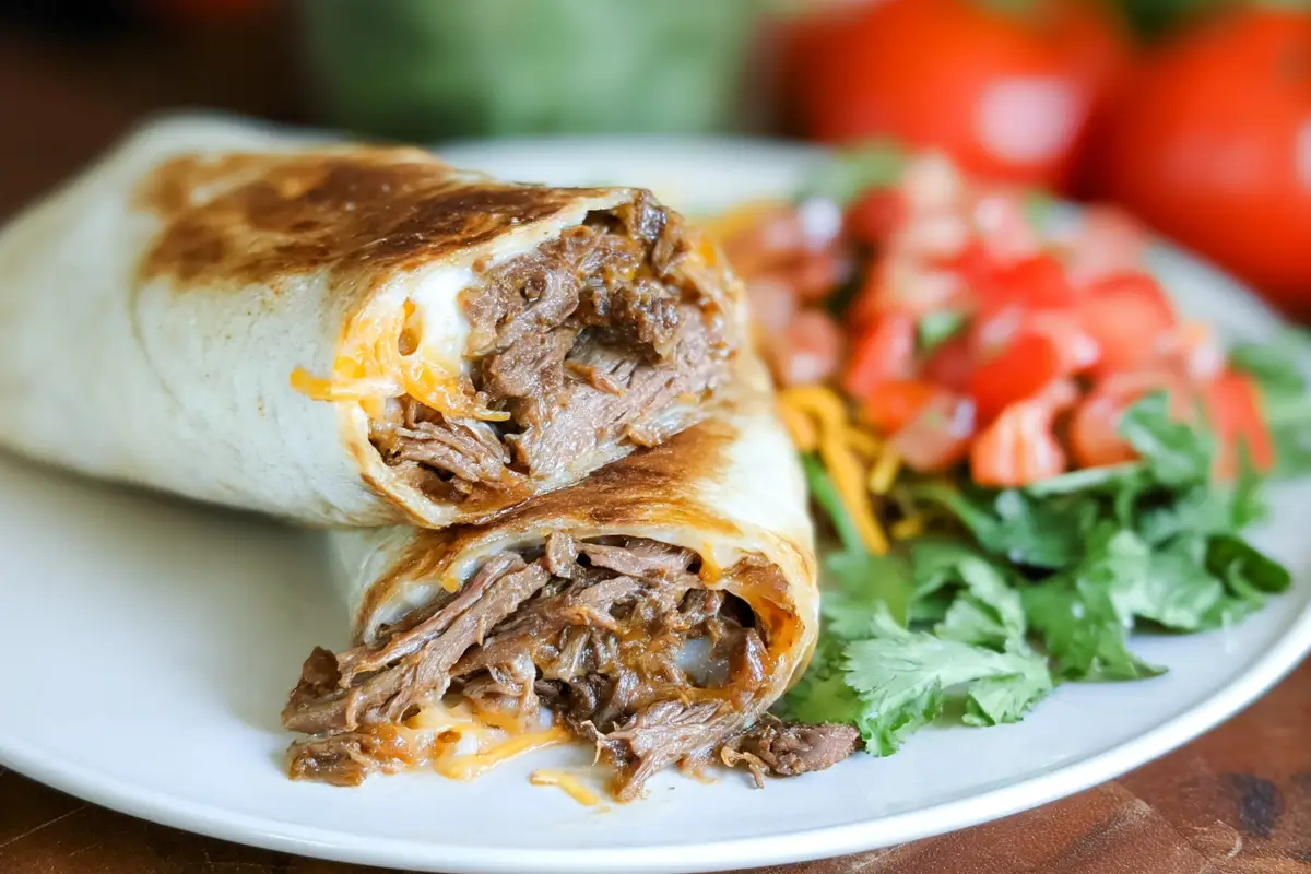 Beef Barbacoa Burrito