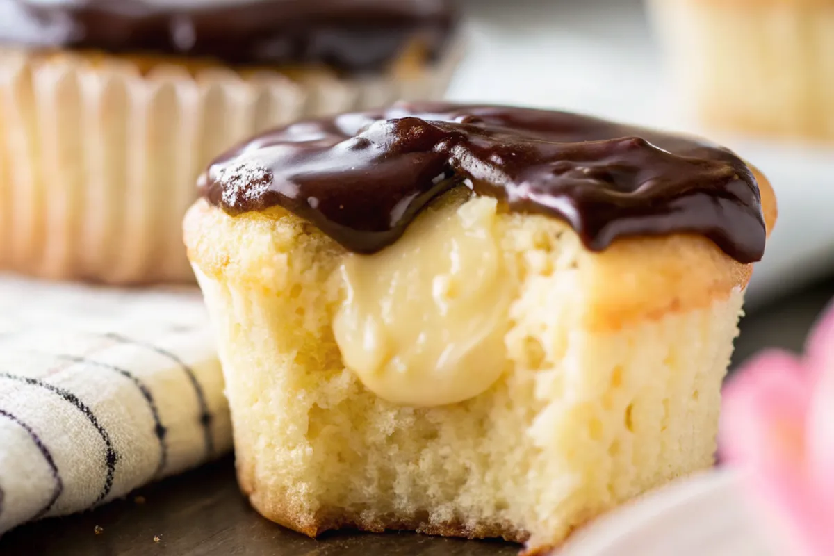 Boston Cream Cupcakes Recipe