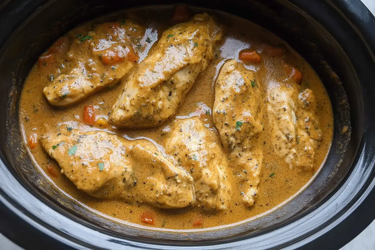Crockpot Smothered Chicken Recipe