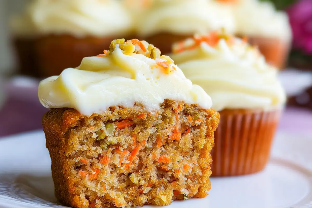 Maple Carrot Cupcakes