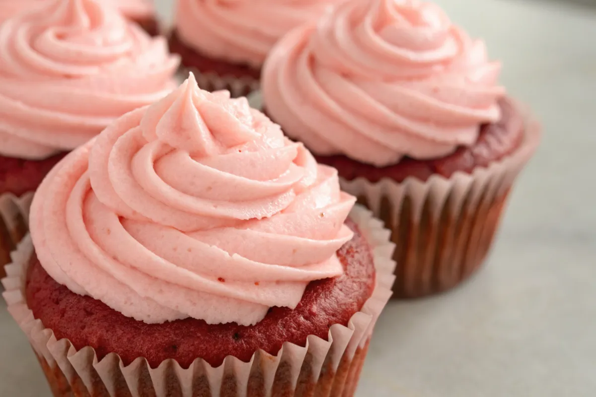 Pink Velvet Cupcakes Recipe