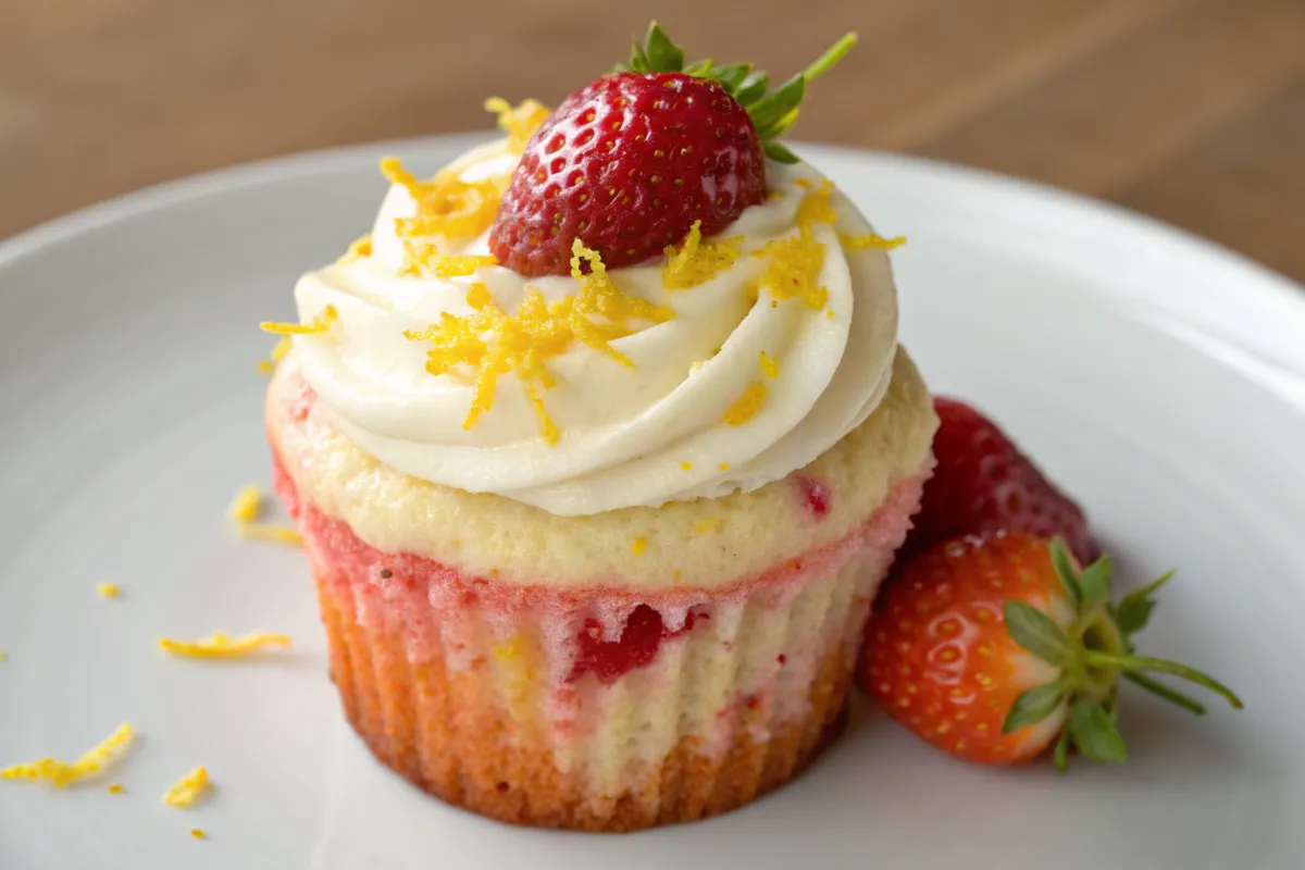 Strawberry Lemon Cupcakes