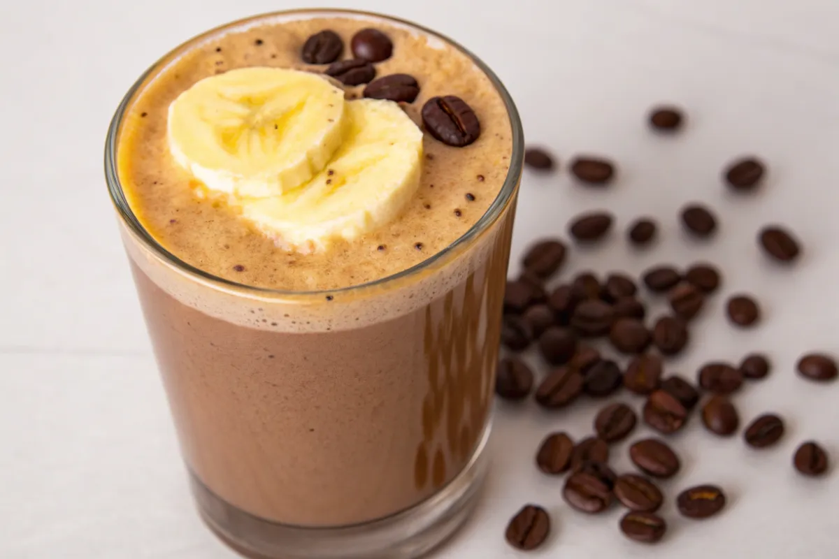 The Best Healthy Coffee Banana Smoothie for a Morning Energy Boost