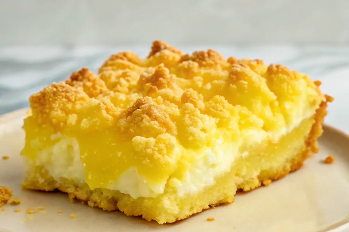 The Ultimate Lazy Lemon Cream Cheese Dump Cake