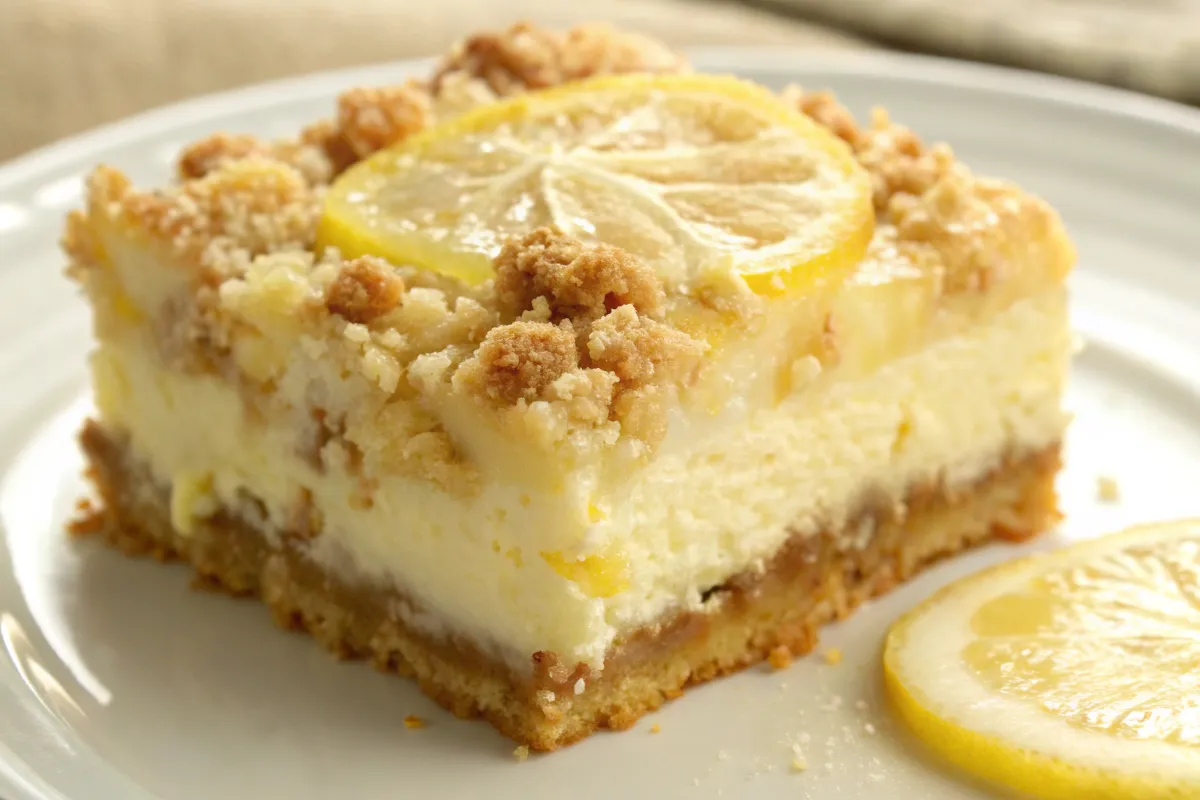 Lemon Cream Cheese Dump Cake Recipe