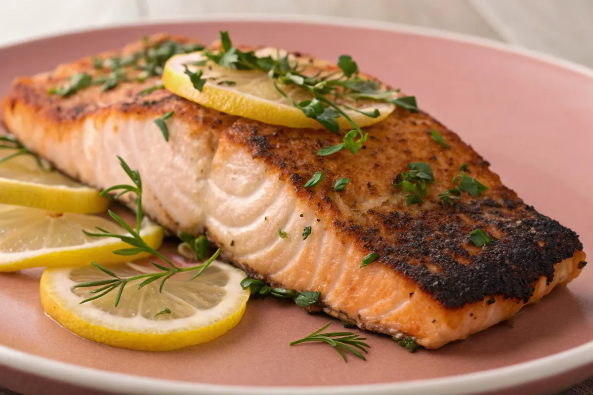 The Best Pan Seared Salmon with Garlic Butter