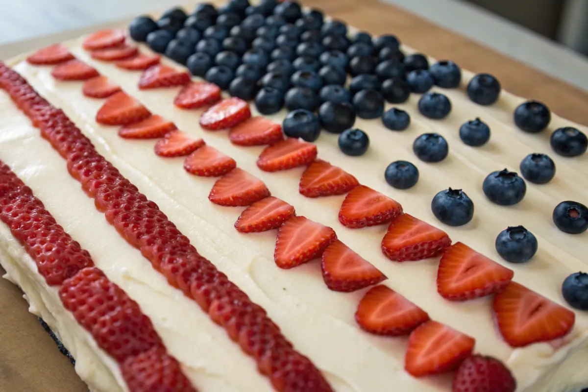Patriotic American Flag Cake: The Best Bake for July 4th
