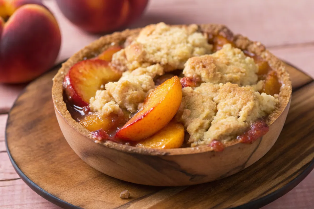 Fresh Peach Cobbler Recipe
