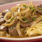 French Onion Beef and Noodles Recipe(1)