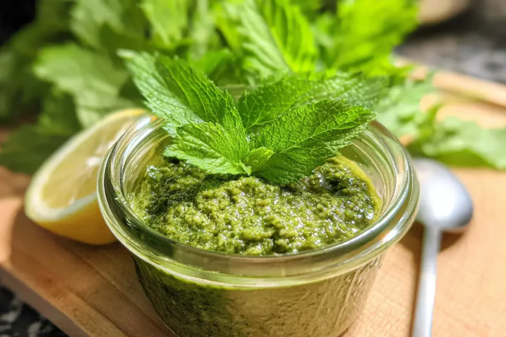 Lemon Balm Pesto
