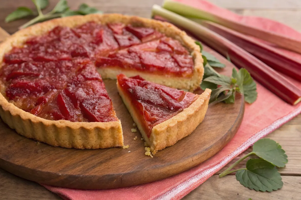 Rhubarb Custard Pie Recipe