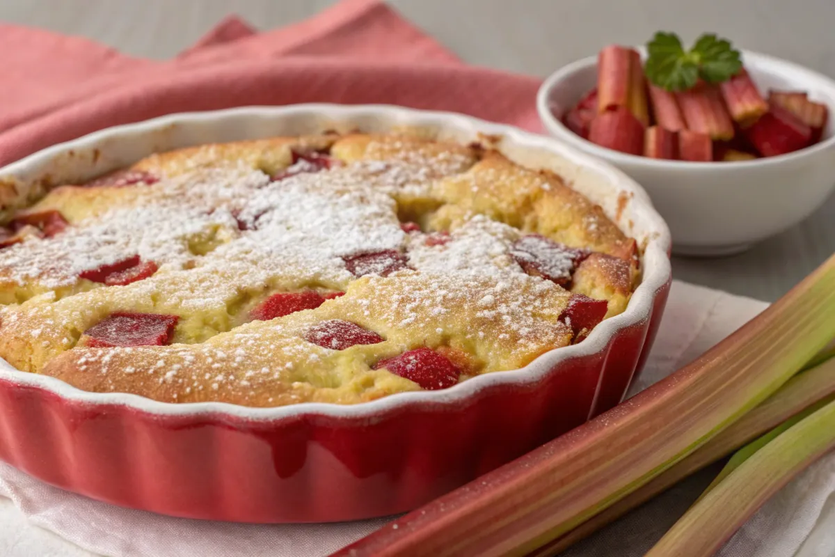 Easy Rhubarb Dump Cake That Tastes Like Grandma’s