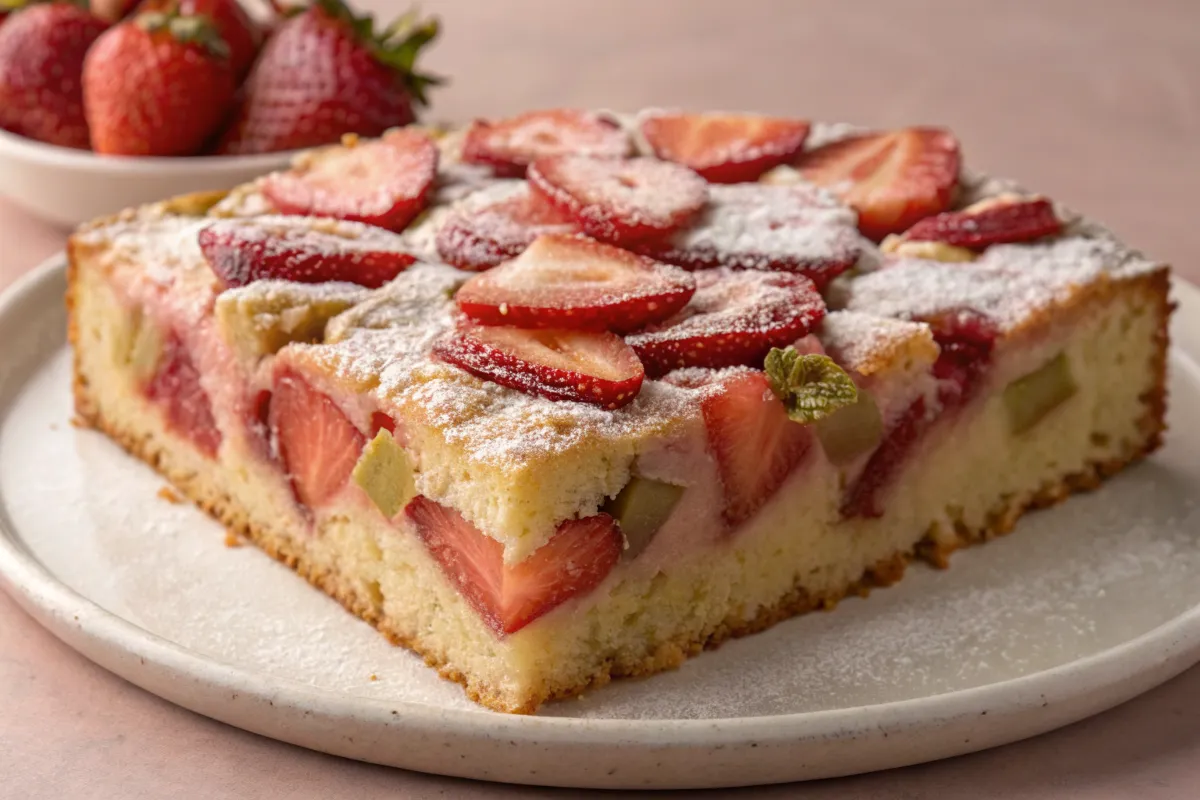 How to Make Strawberry Rhubarb Cake from Scratch Like a Pro