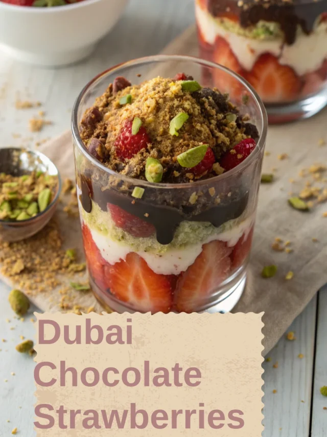 Dubai Chocolate Strawberries