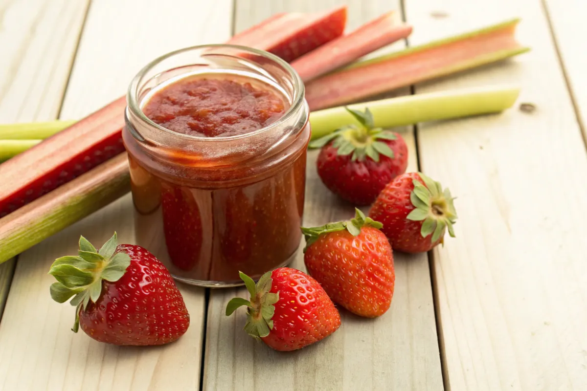 Strawberry Rhubarb Jam Recipe
