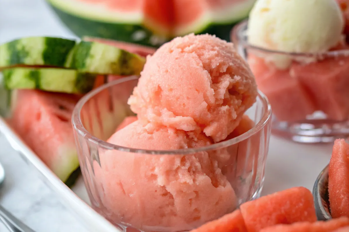 Chill Out with This Easy Homemade Watermelon Sorbet