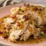 Crack Chicken on a plate with sauce
