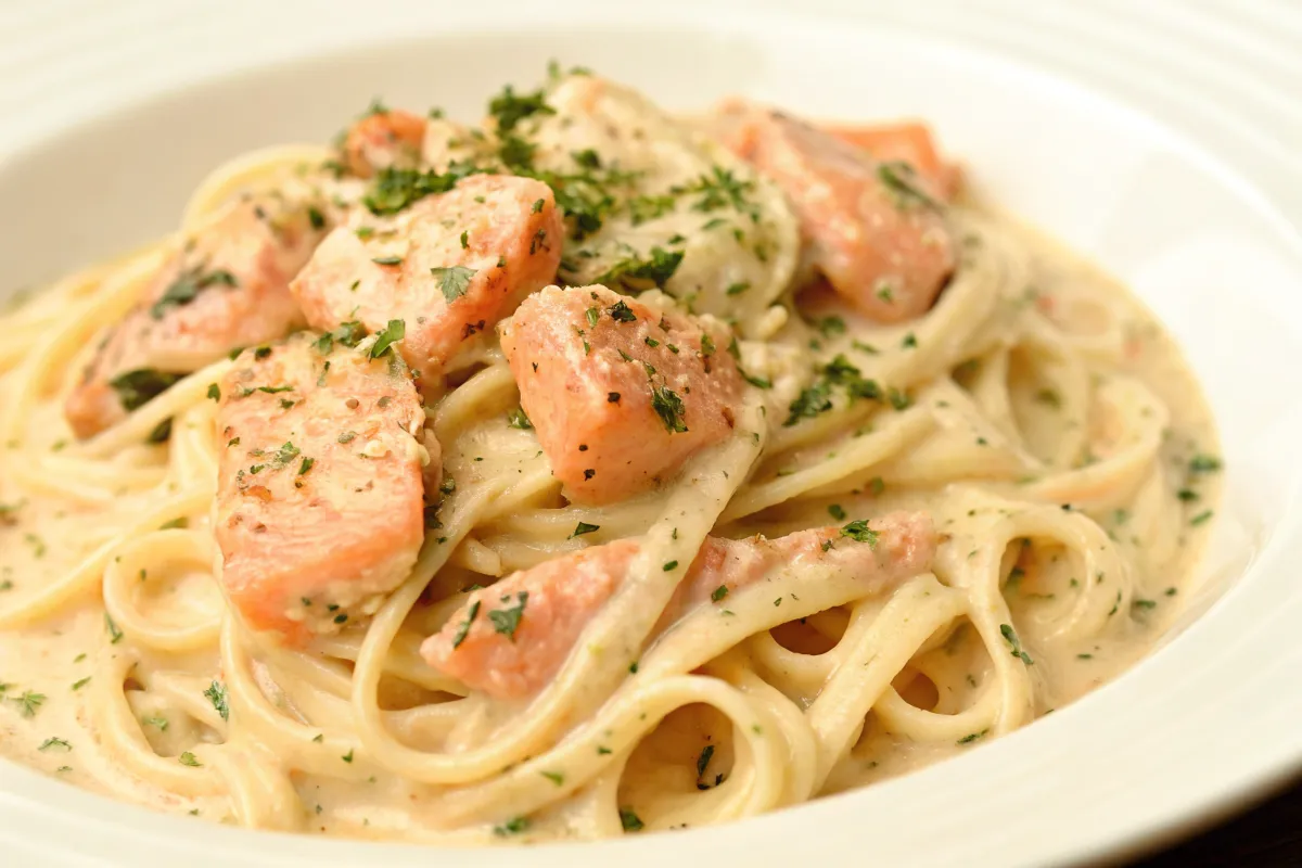 Simple and Elegant: Salmon Pasta with a Velvety Sauce